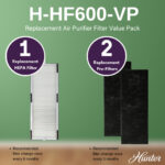 Replacement Air Purifier Filter Value Pack H-HF600-VP - Image 3