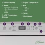 10,000 BTU (8,000 SACC) Portable Air Conditioner with Heat for Rooms Up to 450 Sq. Ft. HPAC-12C150P - Image 4
